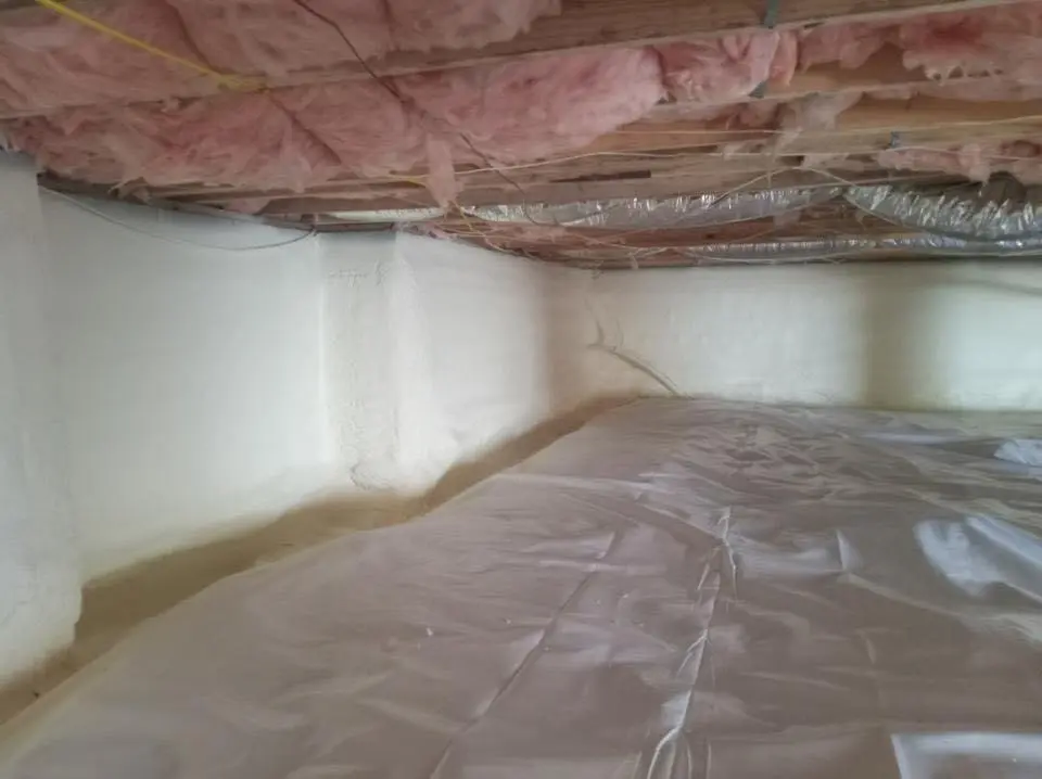 Crawl space encapsulation with closed-cell spray foam for Roof Maintenance in National City